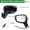 MAZDA CX-5 2015-2016 Manual Folding Black Left Side Door Mirror