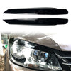 Volkswagen Touran Glossy Black Headlight Eyelid Trim Cover (2011-2015)