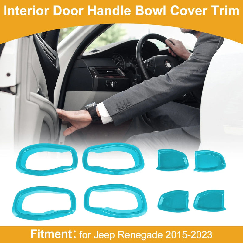 Jeep Renegade Light Blue Interior Door Handle Bowl Cover Trim (15-23)