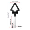 Mitsubishi Lancer EVO X Racing Tow Hook Screw On Triangle Ring (2008-2015)