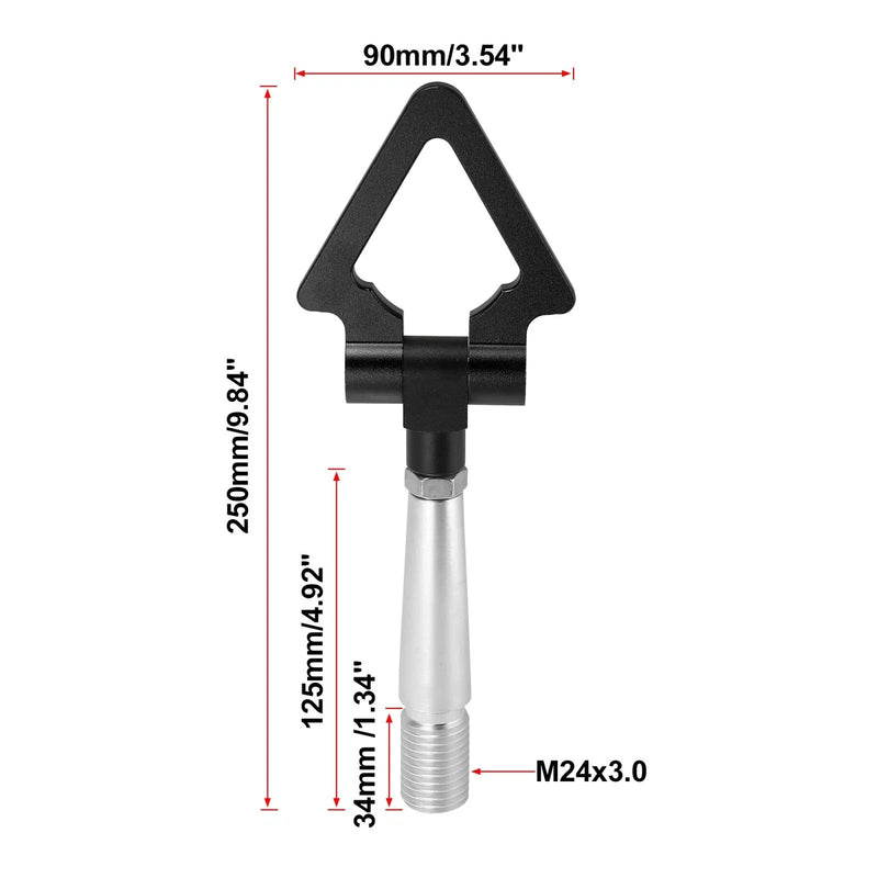 Mitsubishi Lancer EVO X Racing Tow Hook Screw On Triangle Ring (2008-2015)