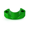 Kawasaki F2 22mm CNC Clamp Handlebar Bracket Green