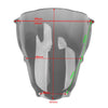 Aprilia RS125 Silver Windscreen Wind Deflector (2006-2010)