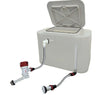 Boat Complete 40 LT with Rule Pump, Hoses & Livewell Fittings Bait Tank