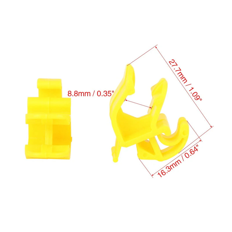 Ford Fiesta 5 x 27.7mm Plastic Hood Prop Rod Clips (2009-2014)