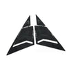 Honda Civic Sedan Carbon Fiber Look Front Window Scoop Louver Cover (12-15)