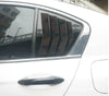 Honda Accord Glossy Black Side Window Louver Shutter Cover Trim (2014–2017)