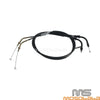 Kawasaki Vulcan 900 Classic / LT Black Throttle Cables (2006-2018)