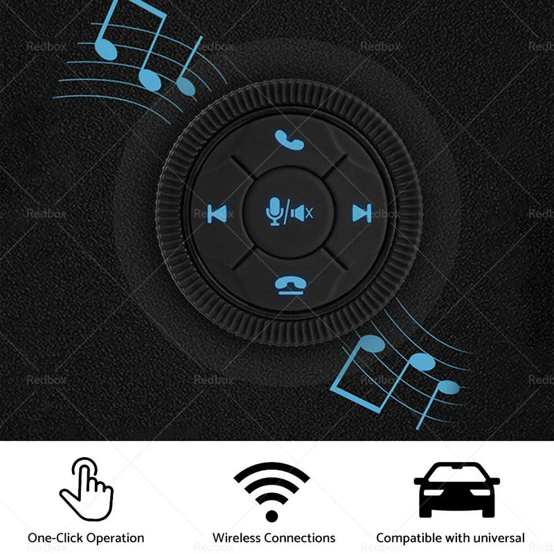 Universal Car Accessory 7 Keys Wireless Steering Wheel Remote Control Knob