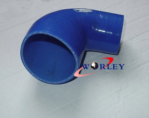 Car Silicone 90° Elbow Reducer 76mm-102mm 3" to 4" Intercooler Hose