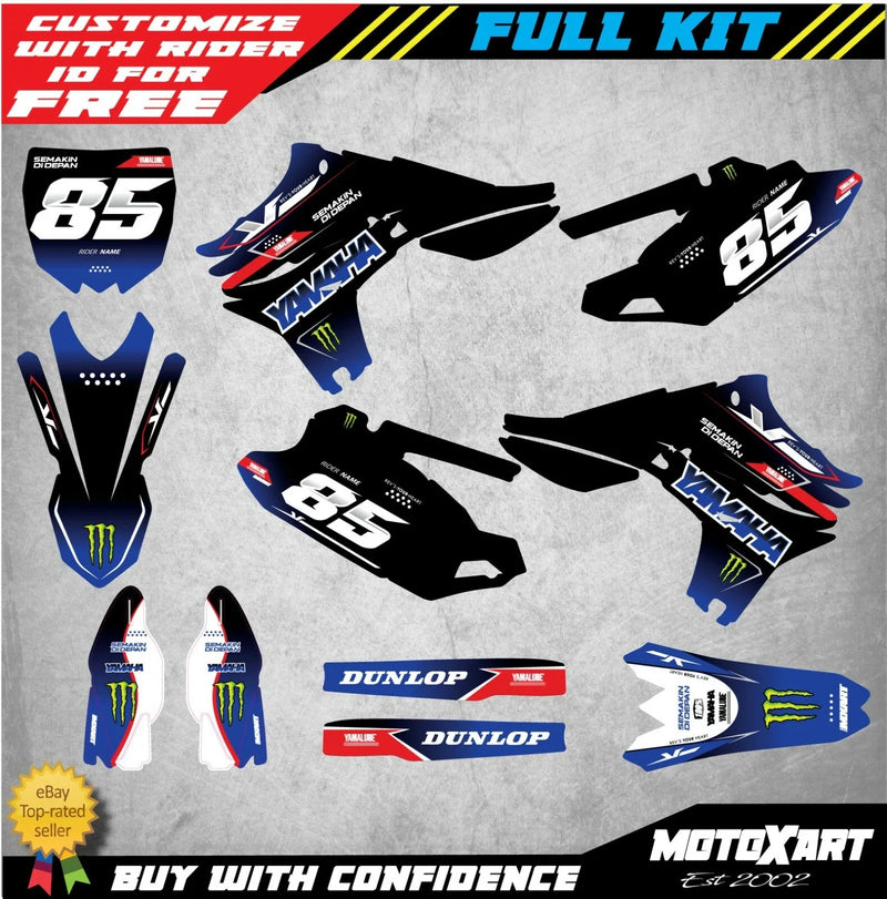 Yamaha YZF 450 Fury Style Full Decal Kit (2010-2013)