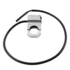 Motorcycle ATV Headlight Fog Spot Light Silver 7/8" Handlebar On Off Switch