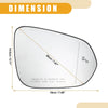 Lexus RX350 Right Side Rear View Mirror Glass (2016-2022)