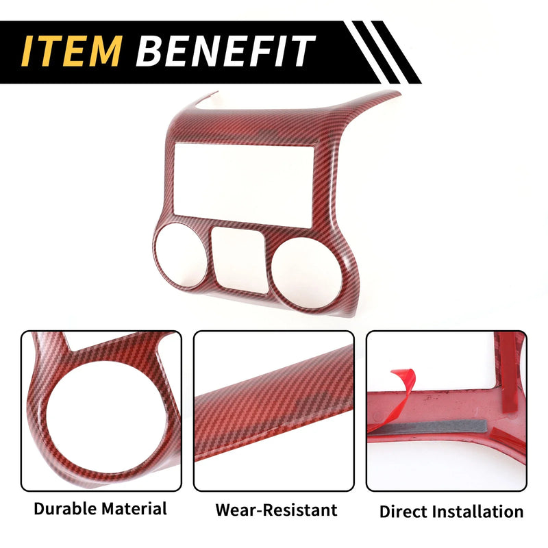 Jeep Wrangler JK JKU Central Console Dashboard Cover Trim (2011-2017)