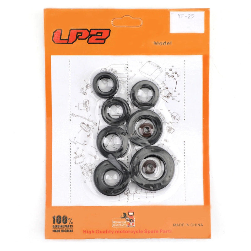Honda XL185 XL185S XL200R 9pc Shaft Seal Set (1979-1993, 1983-1984)