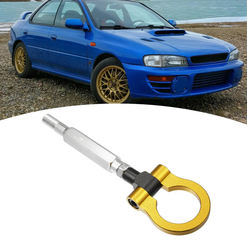 Subaru Gold Tone / Front Bumper Ring Eye Tow Hook Screw /