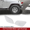 Jeep Wrangler Front Bumper Side Marker Light Housings (2011-2018)