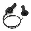 7/8" Motorcycle Black Handle Throttle Clamp Grip