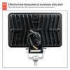 Car LED Headlights Rectangular 2 x 3x5 Inch 60W