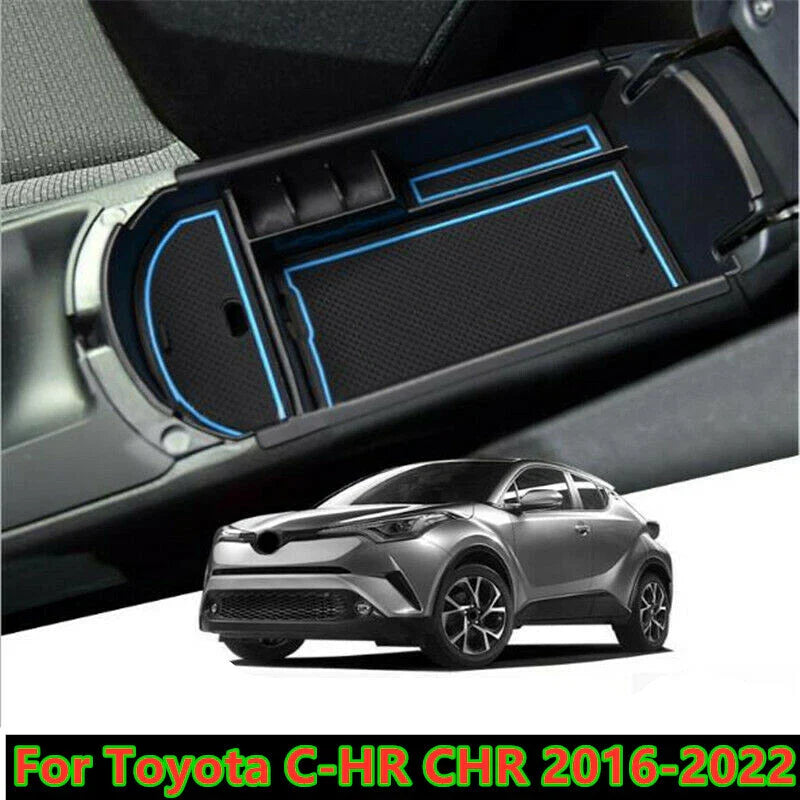 Toyota C-HR Armrest Center Coin Console Storage Box (2016–2022)