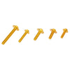 Suzuki Kawasaki BMW 195pcs Motorcycle Fairing Body Bolts Gold Tone