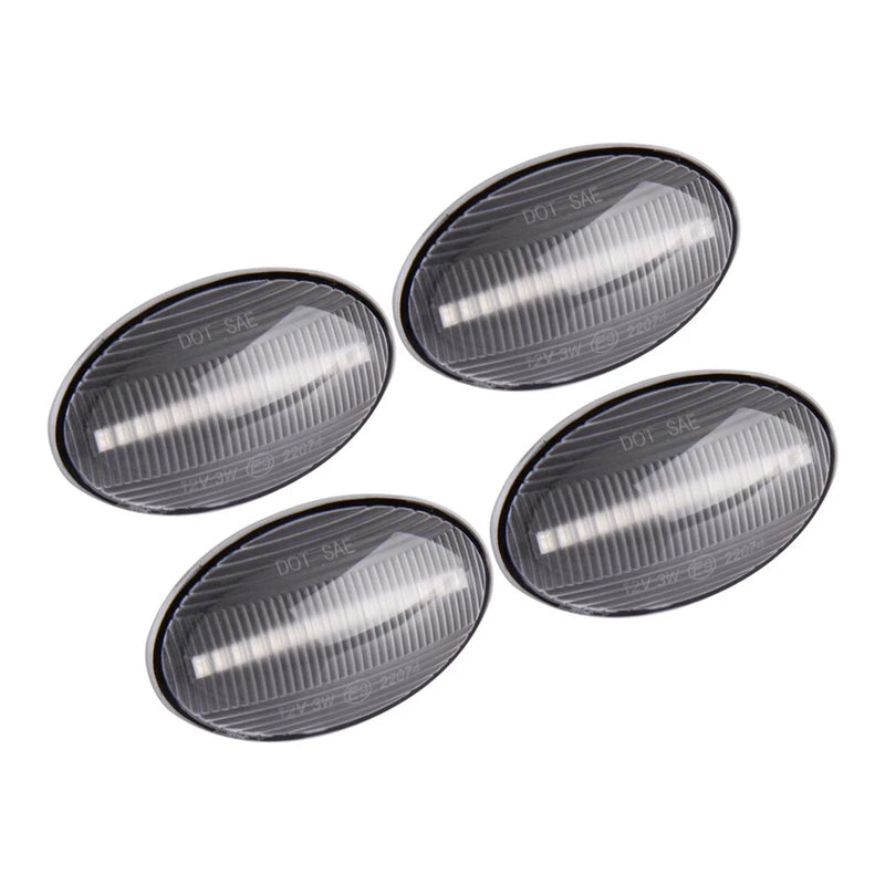 Ford F-350 F-450 4Pcs Front LED Fender Side Marker Lights (1999-2010)