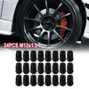 Land Cruiser Prado Ford 24 Pcs / M12x1.5 / Wheel-Nuts Black Lug Nut Socket