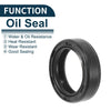 Oil Seal 18x25x7mm NBR Rubber Black 5Pcs