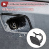 BMW 740i Front Right Washer Nozzle Cover Cap Unpainted (2011 - 2015)