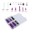 177 x M5/M6 Purple Fairing Screws