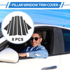 Hyundai Elantra Carbon Fiber 8 Pcs Door Pillar Window Trim (2017-2023)