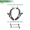 Ford Explorer 4 Pc Front Lower Control Arms (2011-2018)