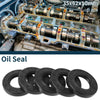 All Makes Oil Seal / 35x62x10mm / NBR Black Rotary Shaft Seal 5Pcs