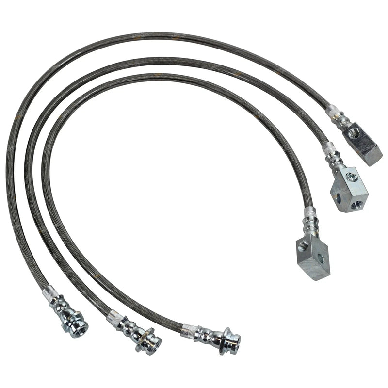 Patrol GU Y61 ABS Hose Lift Extended Braided Brake Lines