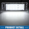 Chevy Pair White LED Car License Plate Light Assembly