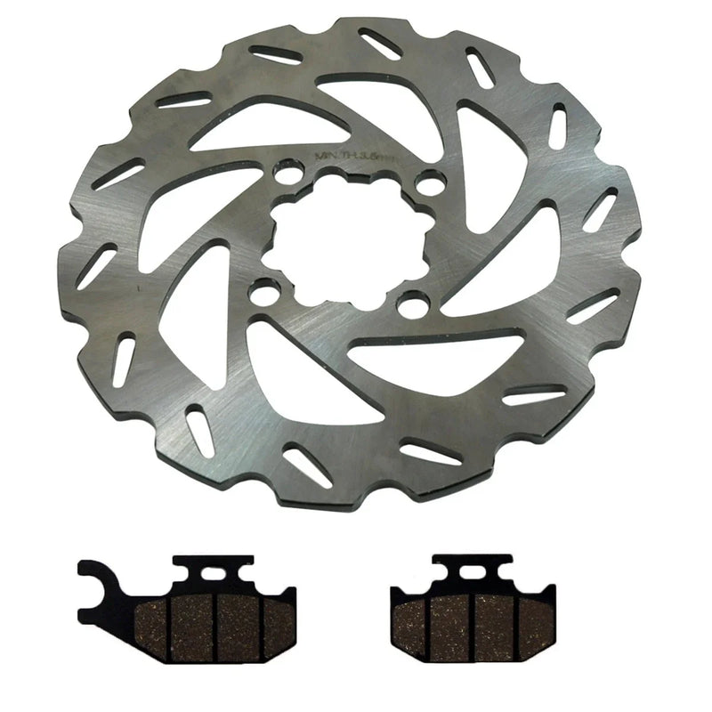 Yamaha Raptor 700 Rear Disc Brake Wave Rotor & Brake Pads (2006–2012)