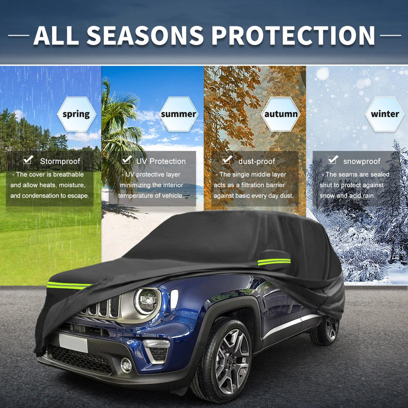 Jeep Renegade Waterproof 210D-PU Car Cover (2014-2019)