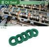 Oil Seal 10x18x5mm Seal Ring TPU Shaft Seal Green 5 Pcs