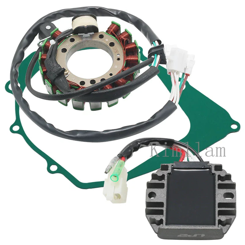 Yamaha YFM350FW Big Bear 350 Stator Coil, Regulator Rectifier, Gasket (1997)