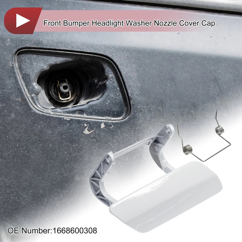 Mercedes-Benz GL350 (2013-2016) White Front Right Washer Nozzle Cover