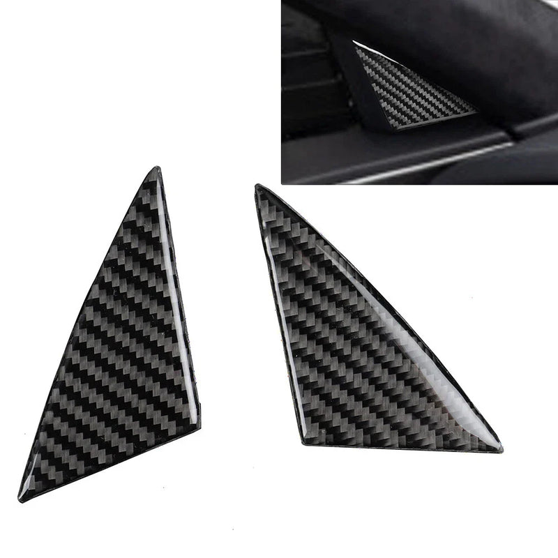 Kia Stinger (2018-2023) Black A Pillar Panel Triangle Cover Trim