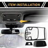 Ford F-150 (2015-2020) Carbon Fiber Roof Reading Light Lamp Cover Trim