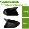Ford Mustang Gloss Black Mirror Cover Caps