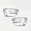 Ford Explorer (2016-2017) 2 x Chrome Front Fog Light Lamp Lid Cover Trim