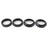 Front Fork Damper Shock Absorber 4 x Black Oil Seals Dust Seals (50-63)