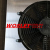 Holden V8 Commodore Aluminum Radiator + Shroud + Red Hose (1988-1997)