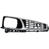 Grille For 95-96 Toyota Tacoma Chrome Shell w/ Black