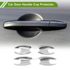 BMW X3 4 x Chrome Silver Tone Door Handle Cup Protectors (2022-2023)