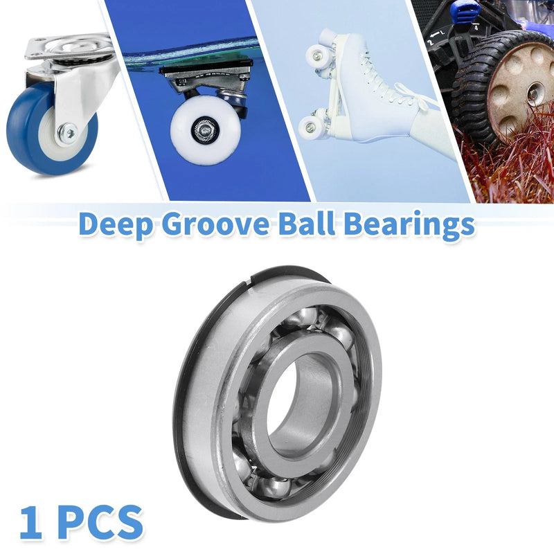 Scooter Skateboard Wheel 6306NR Deep Groove Ball Bearings 30x72x19mm