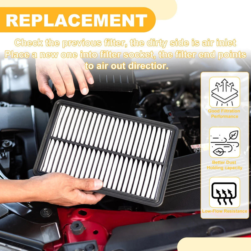 BMW 550i Base 4.8L Engine Air Filter (2006 - 2010)